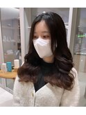 デジタルパーマ 韓国風・コテ巻き風