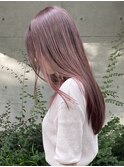 ラベンダーカラー　秋　ブリーチなし