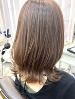 エトネ ヘアーサロン 仙台駅前(eTONe hair salon) 20代 30代 外ハネくびれレイヤー
