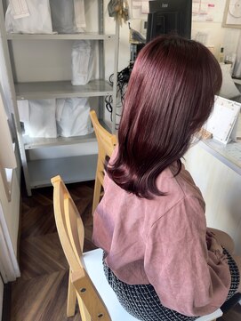 ヘアーデザインスリール(Hair Design THRIRE) ワインレッドカラー/暖色カラー/Wカラー