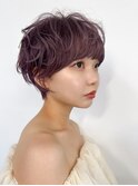 ゆるふわショートパーマ　熊本ショート　ruen  上通り