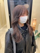 スニュウ(snuw)&nbsp;【snuw_ayano】ラベンダーグレージュ/ロングヘア