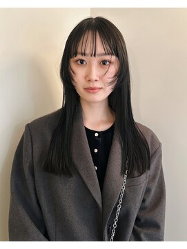 ユー(yew) ロングレイヤー＋ダークグレー　kaho