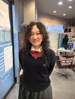 ダニーコウベ(Danny kobe)&nbsp;卒業式パーマ