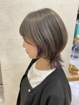 ザ ランド(THE LAND) グレージュ/インナーカラー/ラベンダー