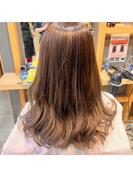 カットインタイムイベ こっくりブラウンロング♪