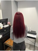 ブリーチなしダブルカラー チェリーレッド