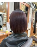 20代30代40代大人かわいいスカーレットワンカール丸みミニボブ