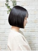 艶髪ストレートボブ