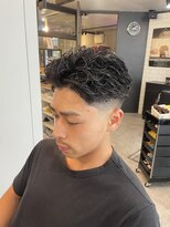 フランクスバーバーリザーブ 人形町店(FRANK’S BARBER RESERVE) フェザーパーマS
