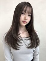 ザックラフィネ(ZACC raffine) レイヤーカット/グレージュ/レイヤーロング/ふんわりカール