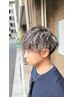 【メンズ】メンズカット+メンズパーマ+メッシュ ￥19000 [千葉駅]