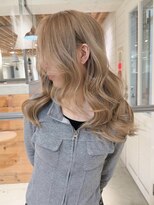 メロウマン(mellowman)&nbsp;ベージュ×レイヤーカット