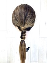 リゾートフォーヘアー 嵯峨店(ReSORT FOR HAIR) ローポニーヘアアレンジ