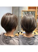 褒められる後ろ姿