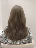 ロングウェーブ/ピンクベージュカラー