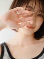 ワン 町田(ONE)&nbsp;ミルクティーブロンド/ダークブルー/ワンホンレイヤー　　町田