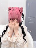 編み上げ×猫耳