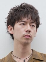 フィフス 大分(fifth)&nbsp;大分シャドウパーマメンズカットラウンドマッシュツーブロック