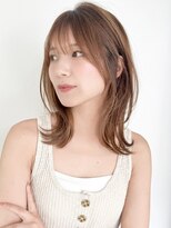 ファナ(fha-na)&nbsp;☆ 韓国風 ミディアムレイヤー シースルーバング☆イメチェン