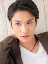 モッズヘア メン 南越谷南口店(mod's hair men)&nbsp;伸ばしかけスーツ髪型アップバング大人メンズショートa1南越谷