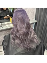 ネームレス 心斎橋(nameless)&nbsp;ラベンダーグレージュの艶ロング｜心斎橋
