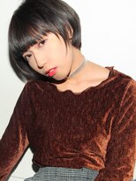 アン ヘア デザイン(un hair design)&nbsp;【　un  】ショート×ダークカラー×束感