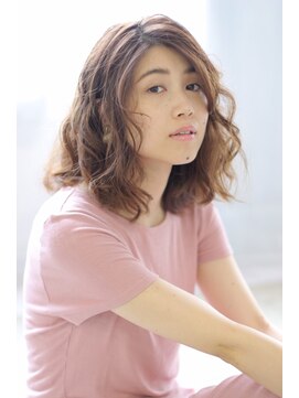 ヘアリゾート ブーケ(hair+resort bouquet) デジタルパーマで作る重軽ウェーブ