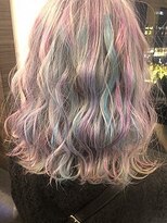 プラグ ヘアーデザイン 大名店(PLUG hair design)&nbsp;ユニコーンカラー  【PLUG】