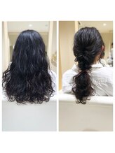 パーマをかけるとアレンジが簡単に楽しくなりますよ^ ^