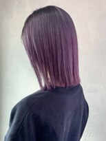 アイティー バイ アルバム 中野店(IT by ALBUM)&nbsp;ラベンダーカラー_ホワイトアッシュエアリーミディ_ba311821