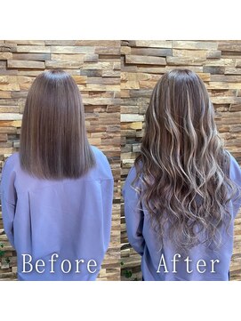 エクステ専門店あるじゃんすー 広島店 チョコレートグレージュ#シールエクステ#大人巻き#広島