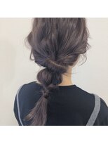 ガーランドウメダ(Garland umeda)&nbsp;ラベンダーアッシュ×簡単アレンジ
