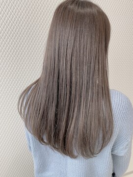 サロンドフィール 永山店(Salon de feel) #ロング#グラデーションカラー#アッシュグレー#ダブルカラー