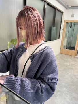 ネルケ 立川(nelke) bob×pink beige