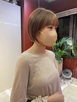 ローレンジウ(LOREN JU)&nbsp;透明感髪質改善ベージュダブルカラーミルクティーグレージュ