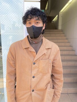 クララ サカエ(CLALA Sakae LA.DONNA group) ショートウルフ波パーマ