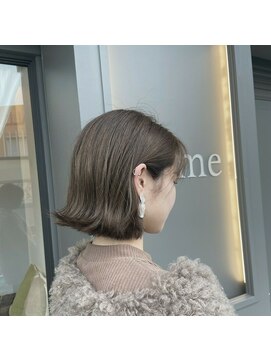 テイスティ プライム(tasty prime) 外ハネマットベージュStyle