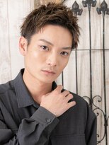 メンズヘア ビーセカンド 草加店(MENS HAIR B-2)&nbsp;ハイトーンカラー小顔ハンサム耳だしベリーショートL草加