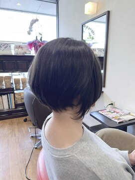 ヘアモード 美結(hair-mode) ナチュラルヘアー/ニュアンス前下がりショートボブ