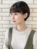 アンド ストーリーズ(&STORIES)&nbsp;大人可愛い小顔ひし形クビレ丸みボブ20代30代40代大人ショート