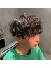 メンズカット+波巻きスパイラルパーマ￥12700(佐賀/波巻きパーマ/ウルフ)