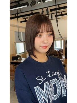 サンド 鹿児島中央(sand) @sei___sandイメチェン/切りっぱなし/ボブ/鹿児島中央駅