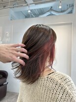 ロカ 表参道(loka)&nbsp;ピンク/インナーカラー[表参道/髪質改善/ハイライト]