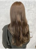 透明感アッシュベージュ