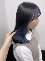 ラグナ(LAGUNA)&nbsp;【インナーカラー/ブルー/ミディアム/20代】