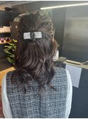 【札幌円山】へアセット/上品ヘアセット/ハーフアップ