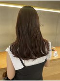 透明感髪質改善ベージュダブルカラーミルクティーグレージュ