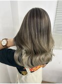 外国人風バレイヤージュハイライト/大人上品/大人綺麗