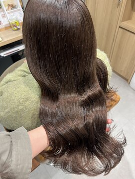 テラスヘア 三条(TERRACEhair) 髪質改善艶カラーミルクティーブラウン